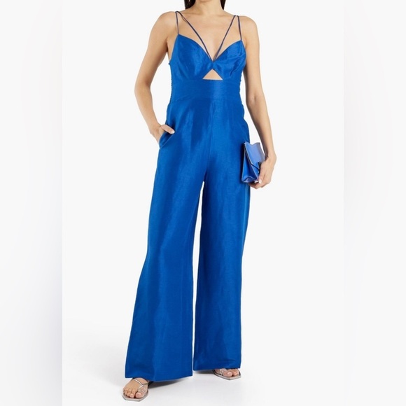 Sachin & Babi Arden Linen & Silk-Blend Jumpsuit SZ 6 NWT ✨✨🔥🔥🔥🔥 - Picture 1 of 4